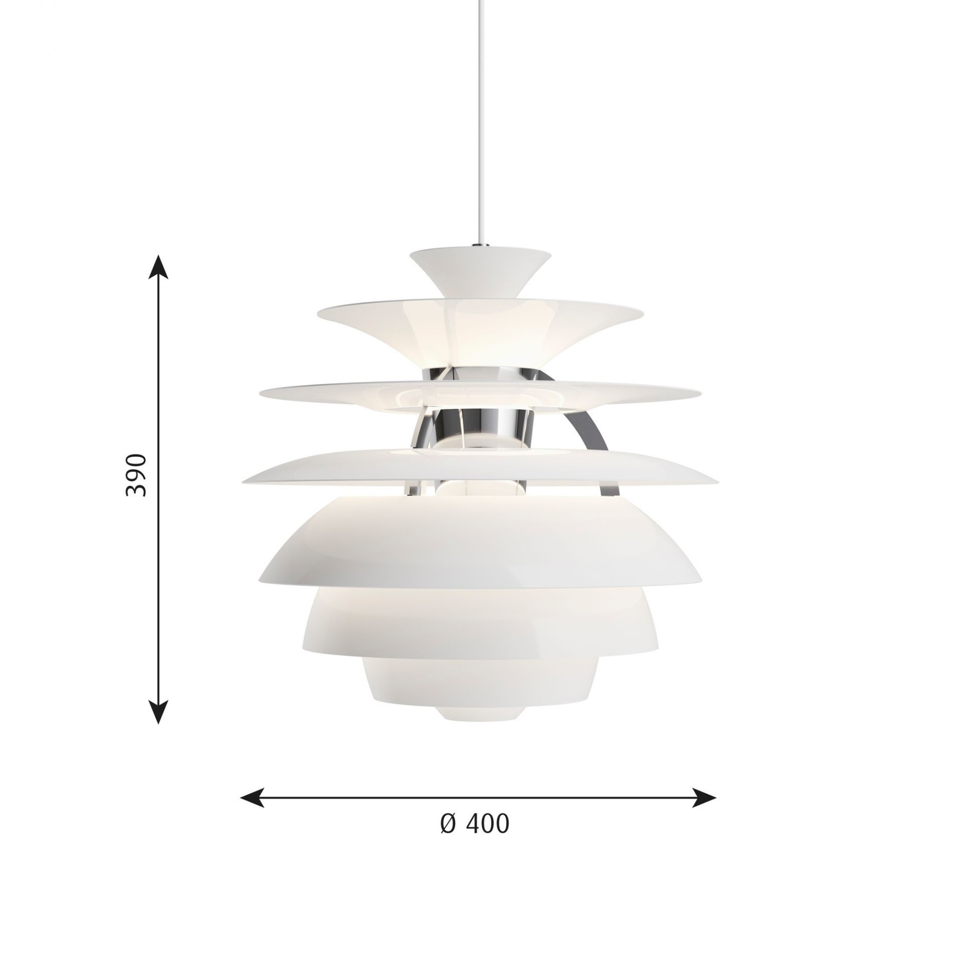 PH Snowball LED Pendant light Louis Poulsen