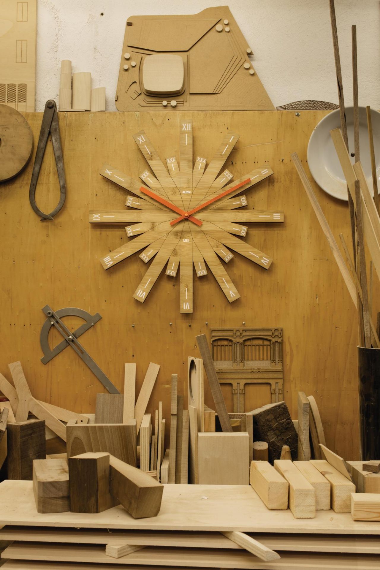 MDL05 Raggiante Wall Clock Alessi SINGLE PIECES
