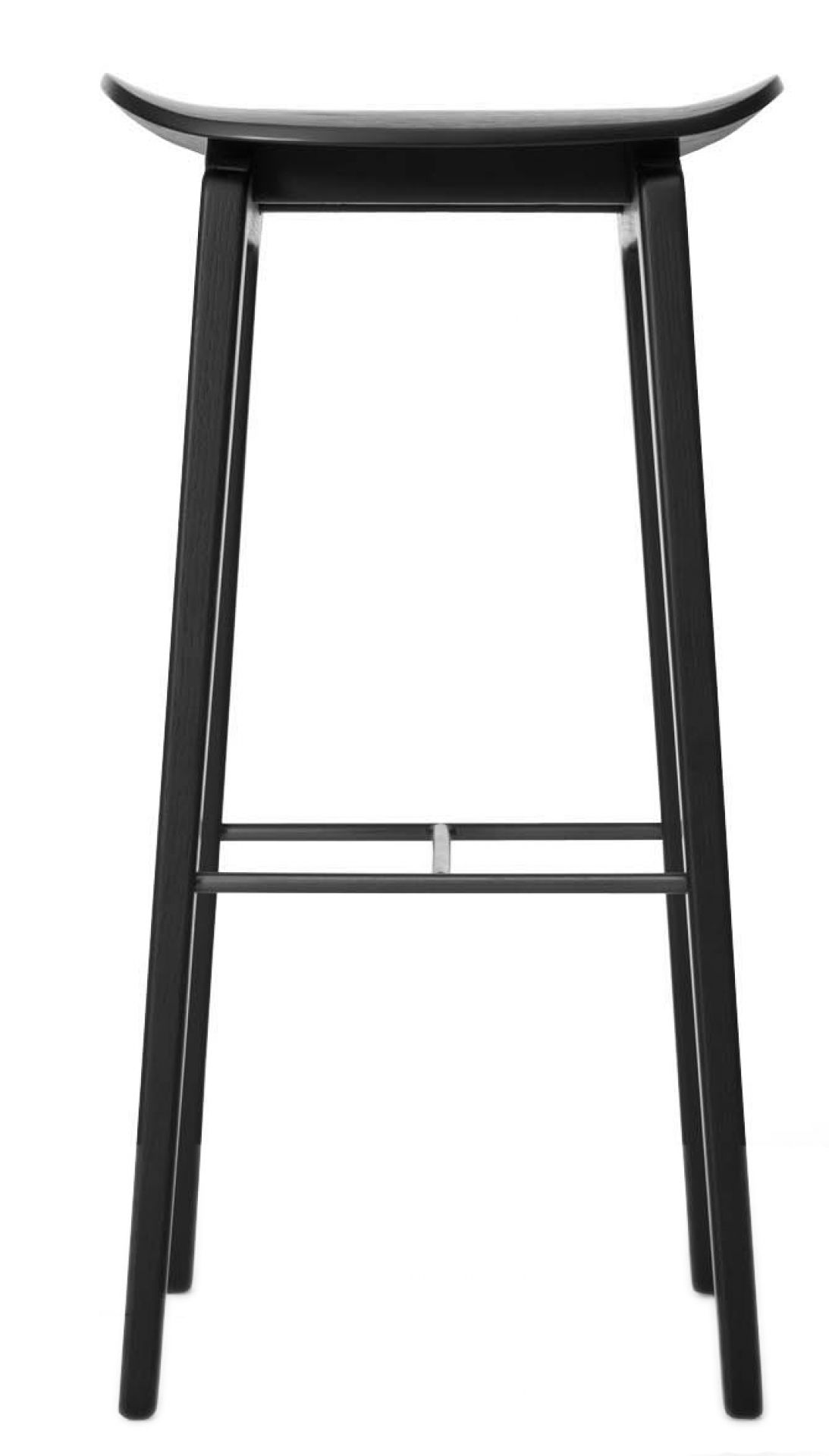NY11 New York Barstool Norr11 Oak black 75 cm
