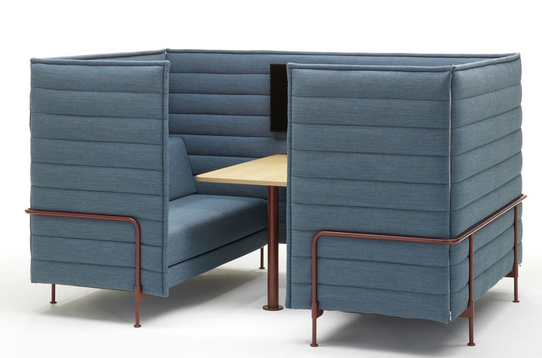 Alcove Cabin 2-seater highback sofa Vitra