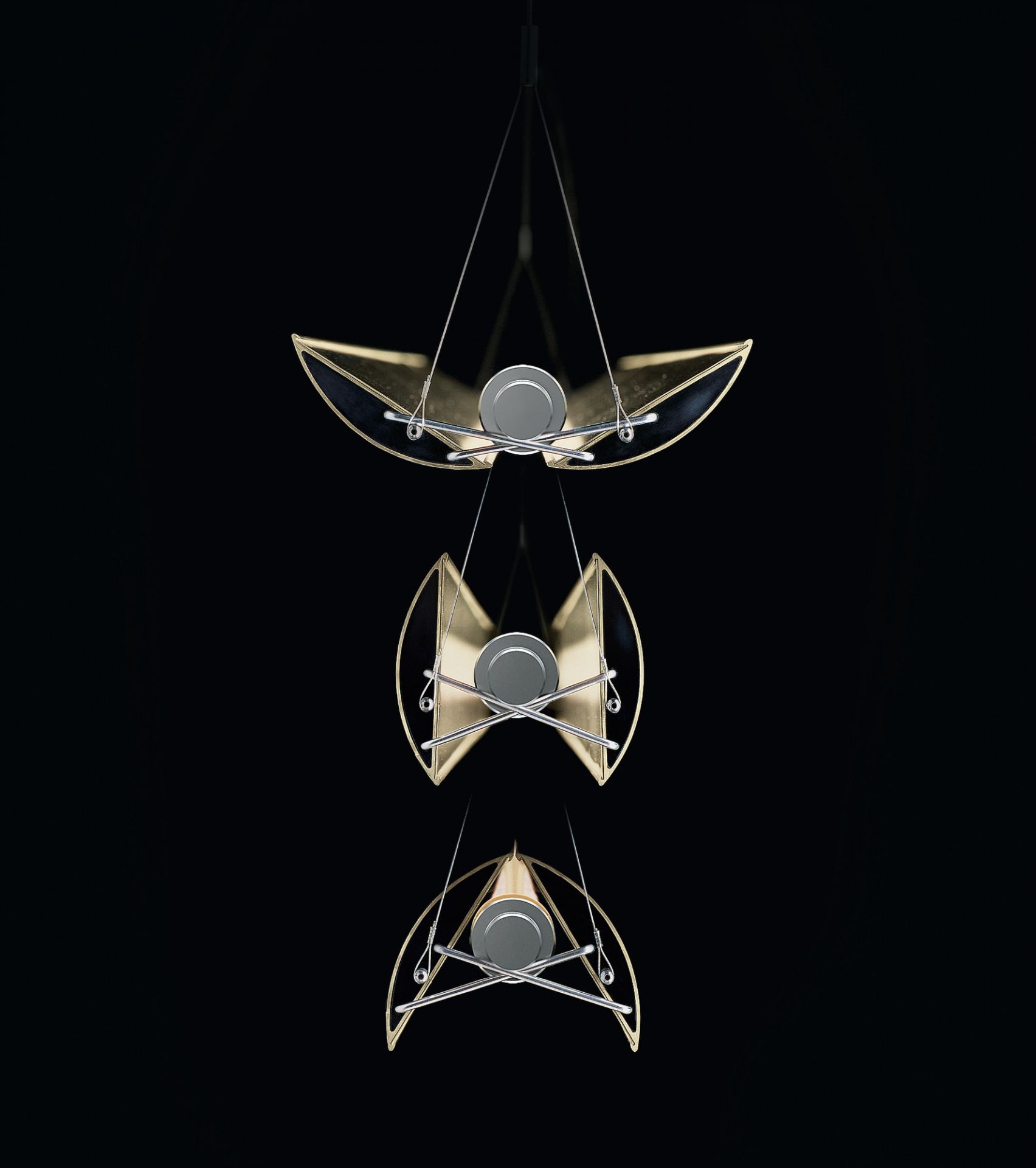 Updown 30 Pendant light Belux Black 3000K Dimmable