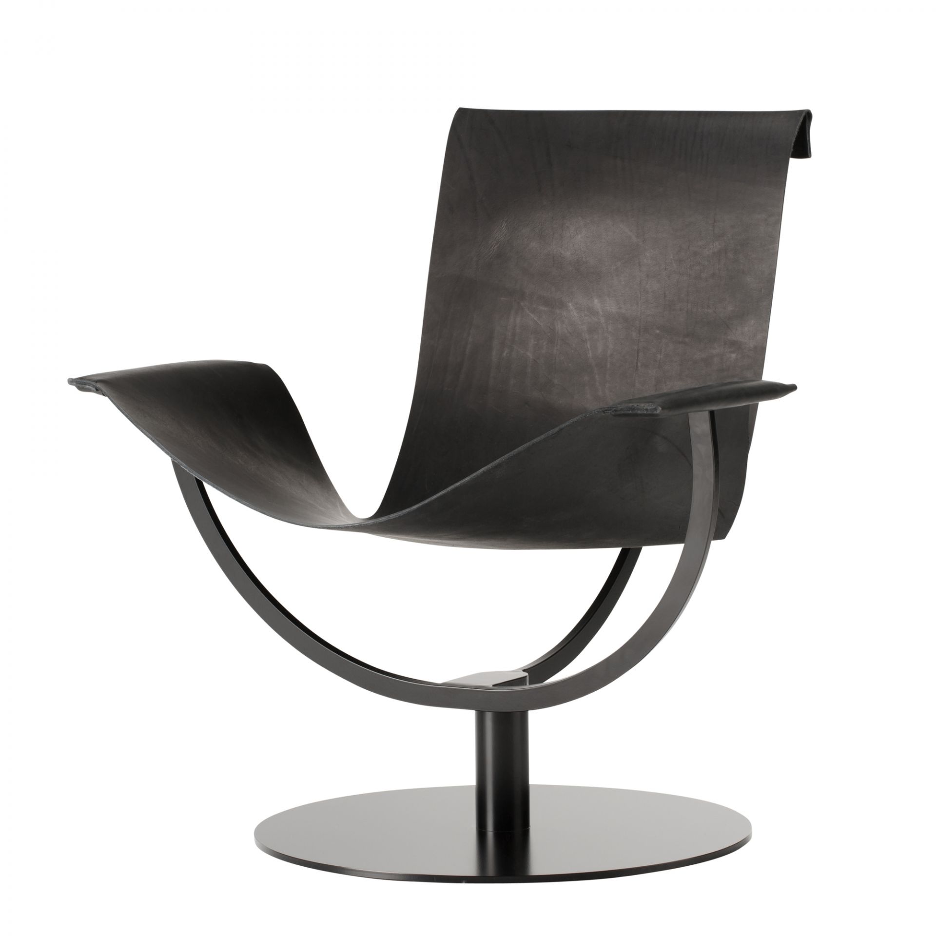 Arch Chair Armchair Core Leather Black Favius
