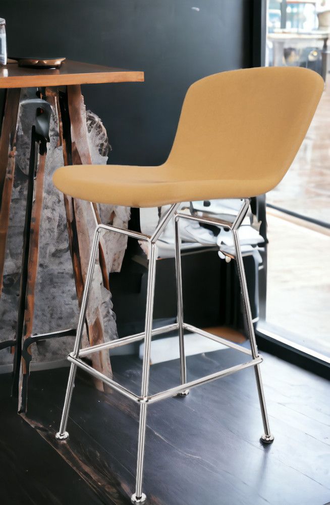 Bertoia Bar Stool core leather Knoll International