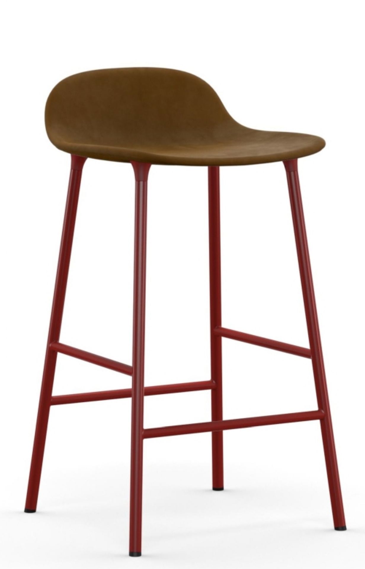 Form Barstool  H 65 cm Steel Upholstered Normann Copenhagen