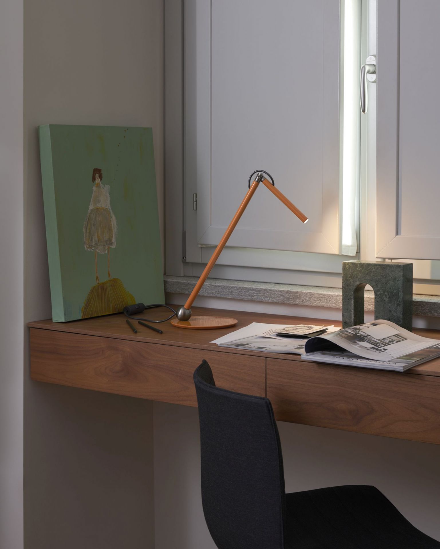 Calamaio 298 table lamp Oluce
