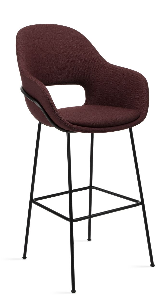 Theia Barstool Armchair High Barstool Freifrau Manufaktur