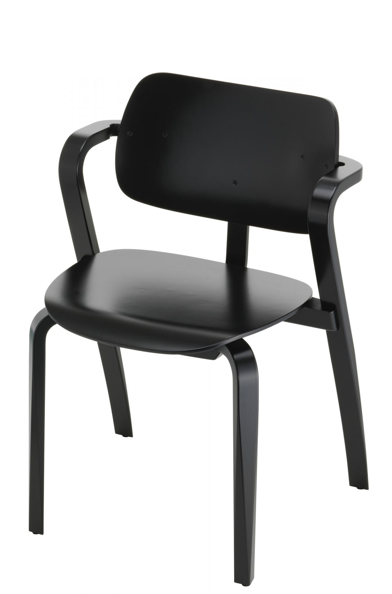 Aslak Chair Artek Black lacquered Aslak Chair Artek Black lacquered