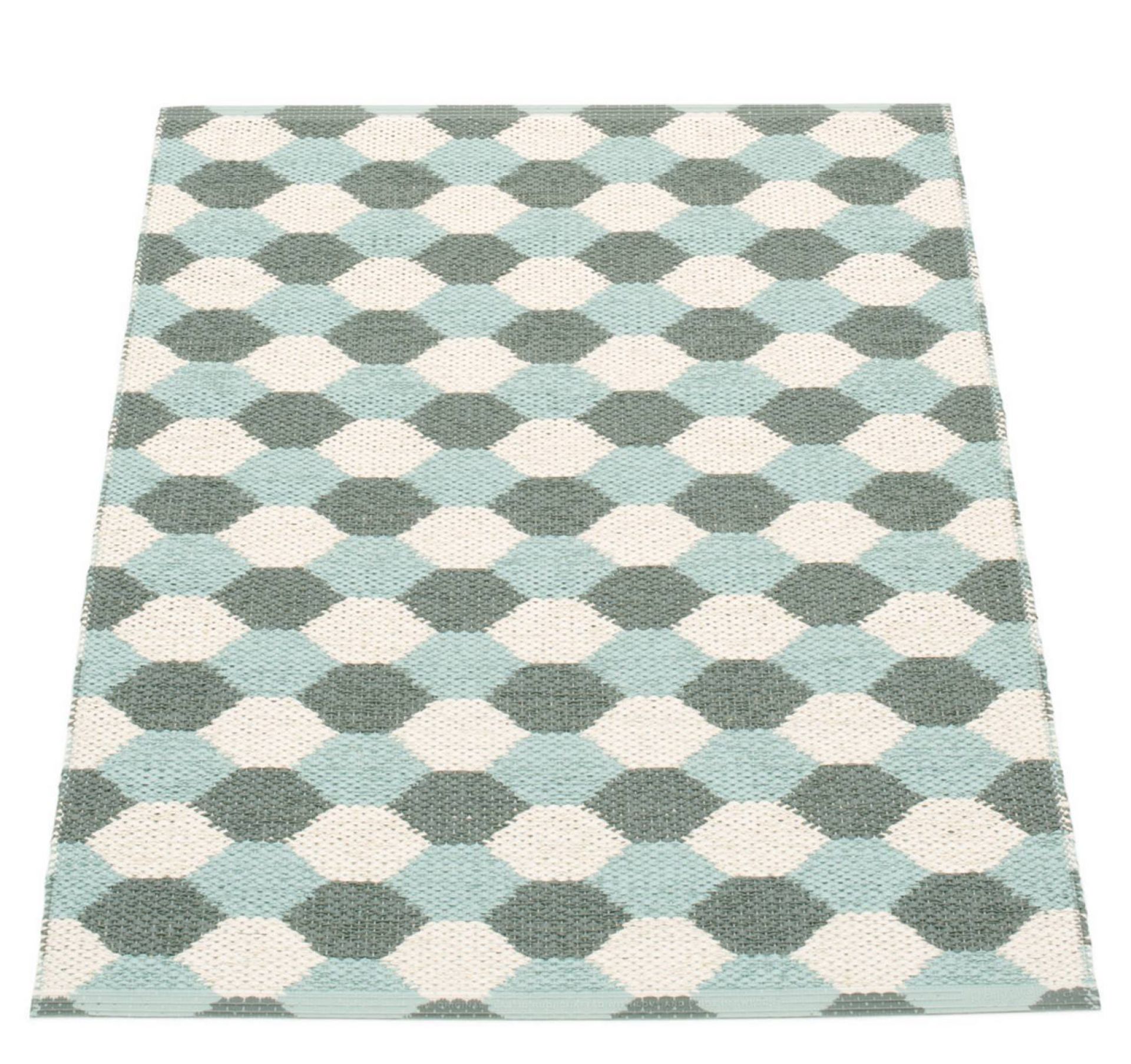 Dana plastic carpet 70x100 ocher pappelina