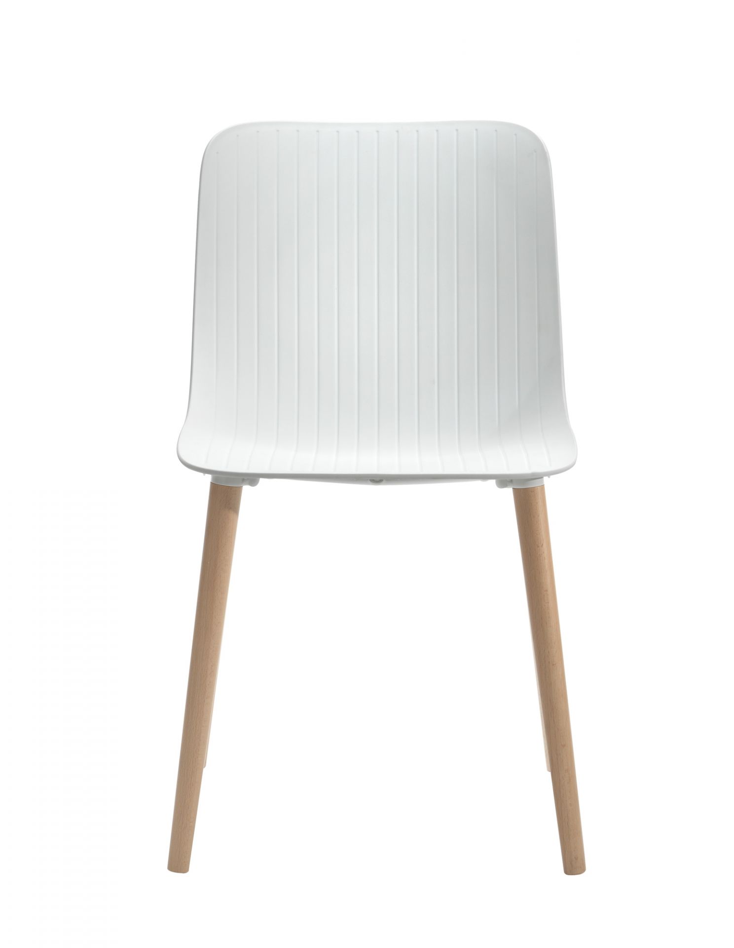 Dragonfly Chair wooden legs Segis white