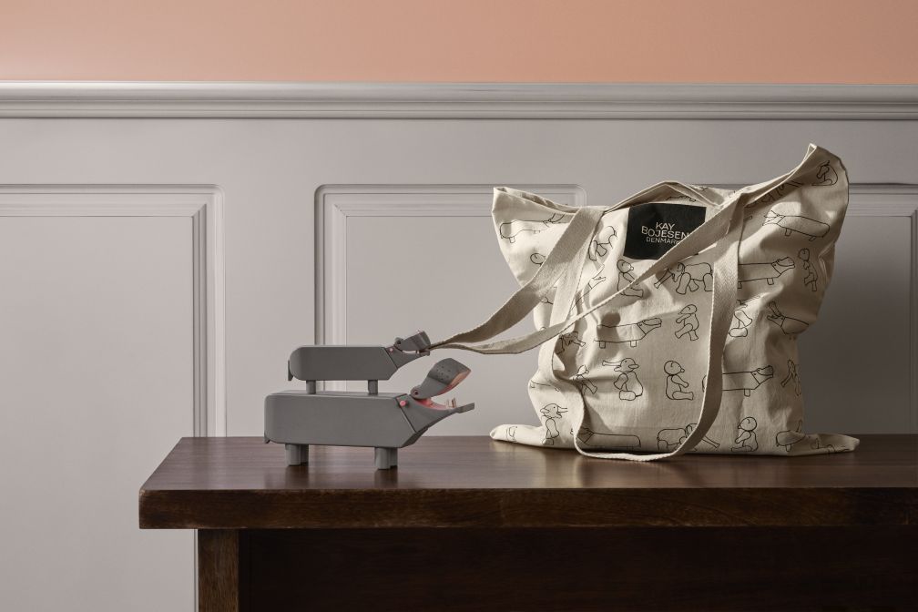 Hippopotamus liliput grey Kay Bojesen