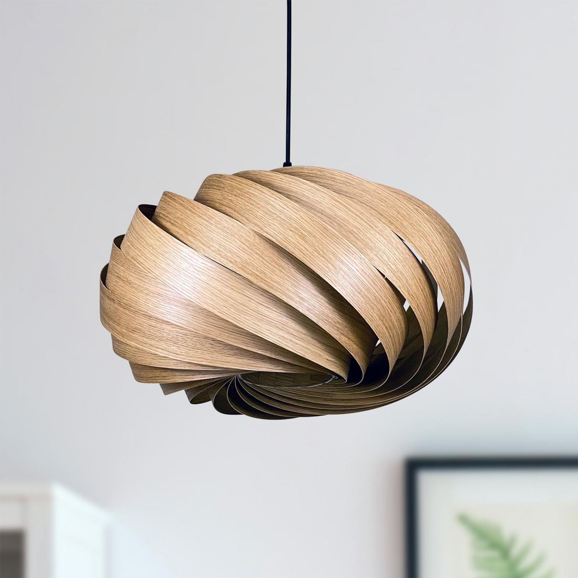 Quiescenta Pendant lamp Ø45 cm Oak Gofurnit