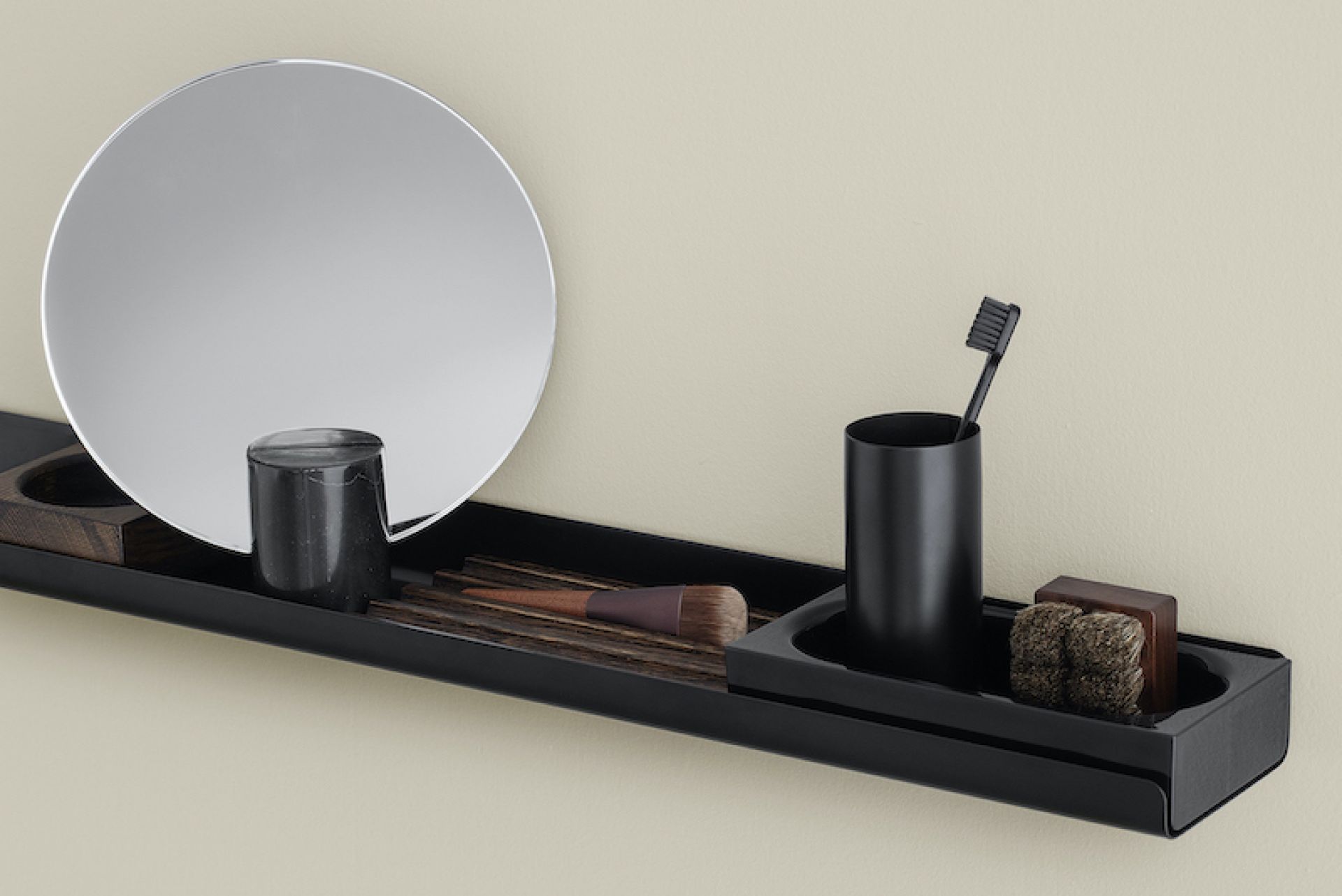 MODO Wall Shelf Black 71cm Blomus SINGLE PIECES
