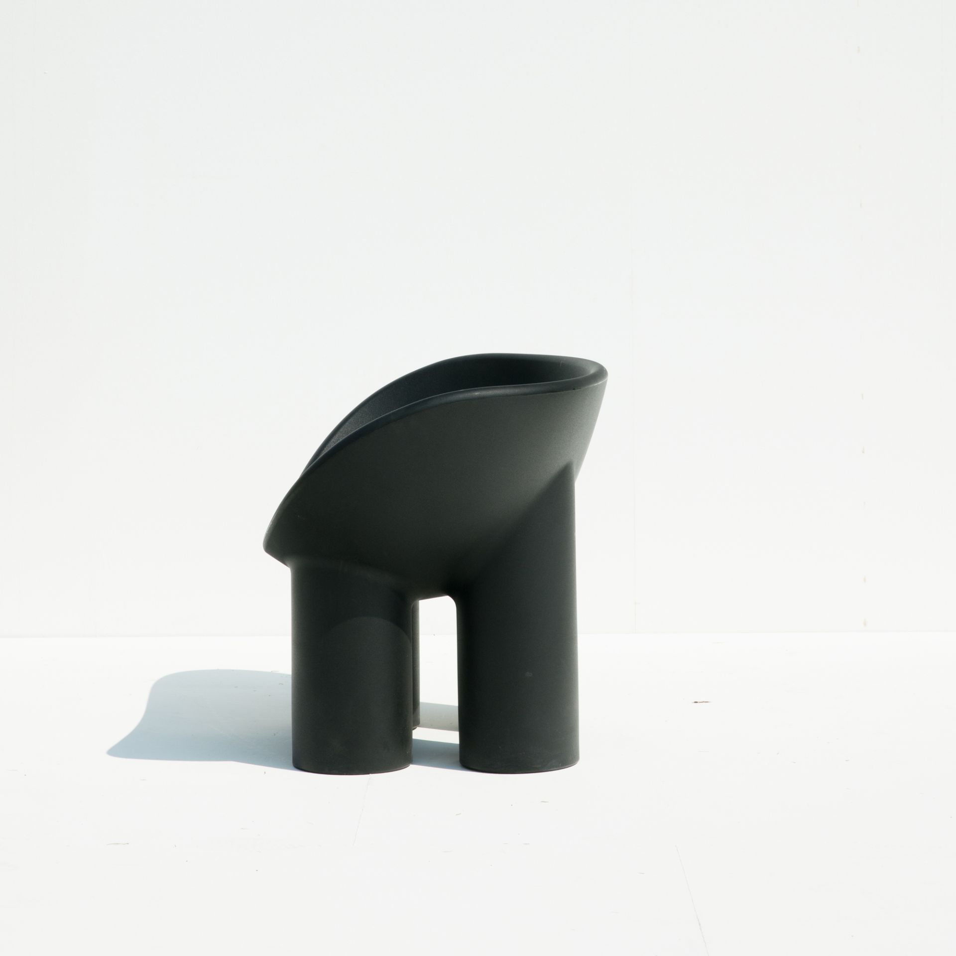 Roly Poly Armchair Driade Charcoal