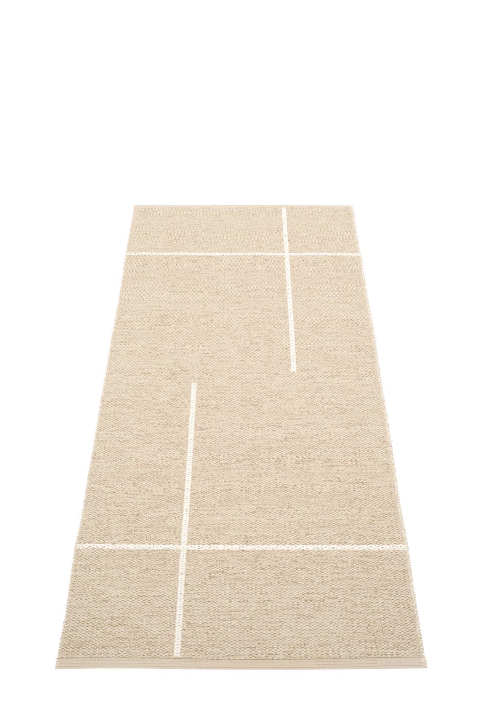 Fred Rug 70x180cm beige Pappelina