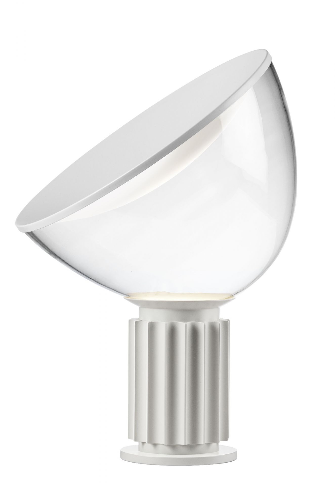 Taccia Small LED White matt Table lamp Table lamp Flos