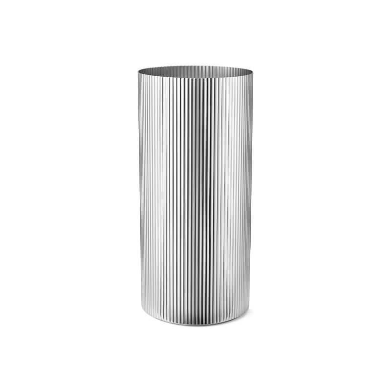 Bernadotte Vase Stainless steel Large Georg Jensen