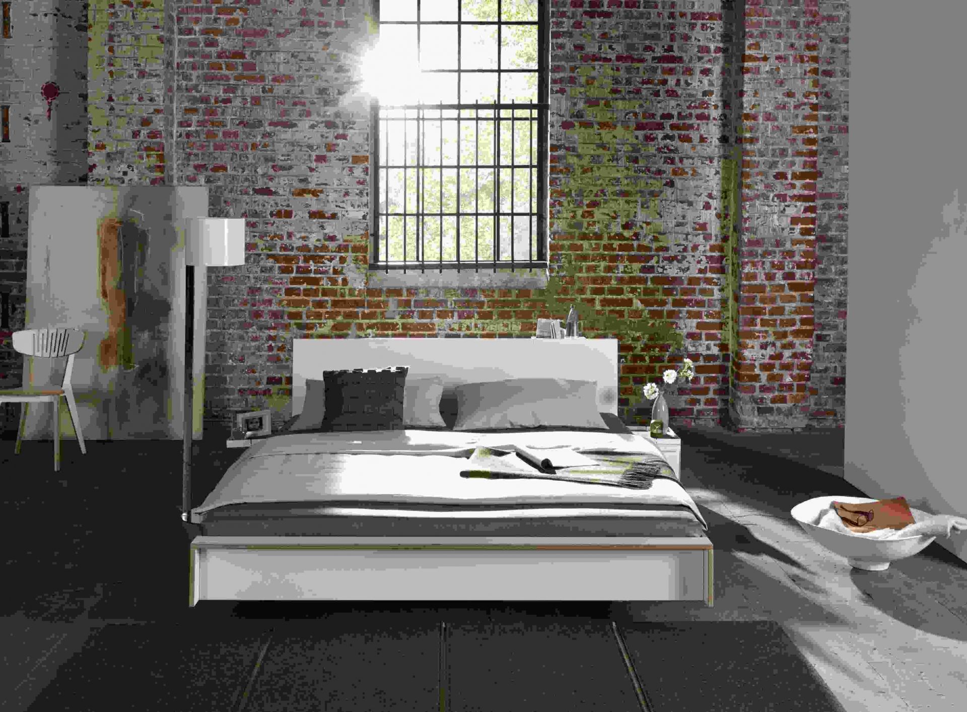 Headboard for Flai double bed anthracite Müller Möbelwerkstätten