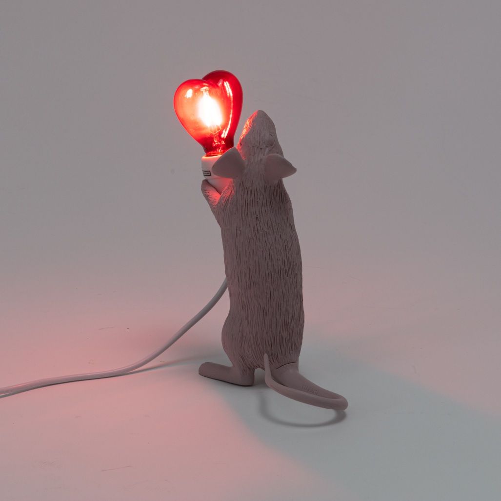 Mouse Lamp Step Love Edition USB Table Lamp Seletti
