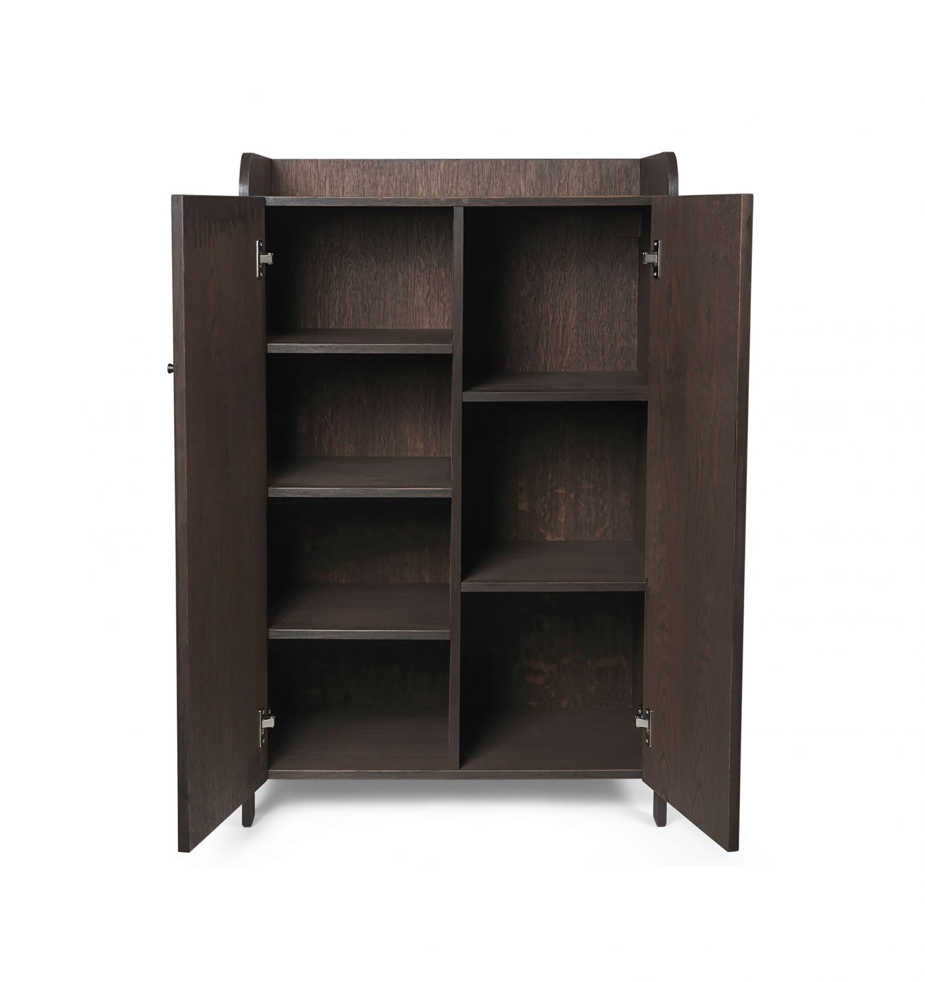 Sill Cupboard Low Dark Stained Oak Ferm Living
