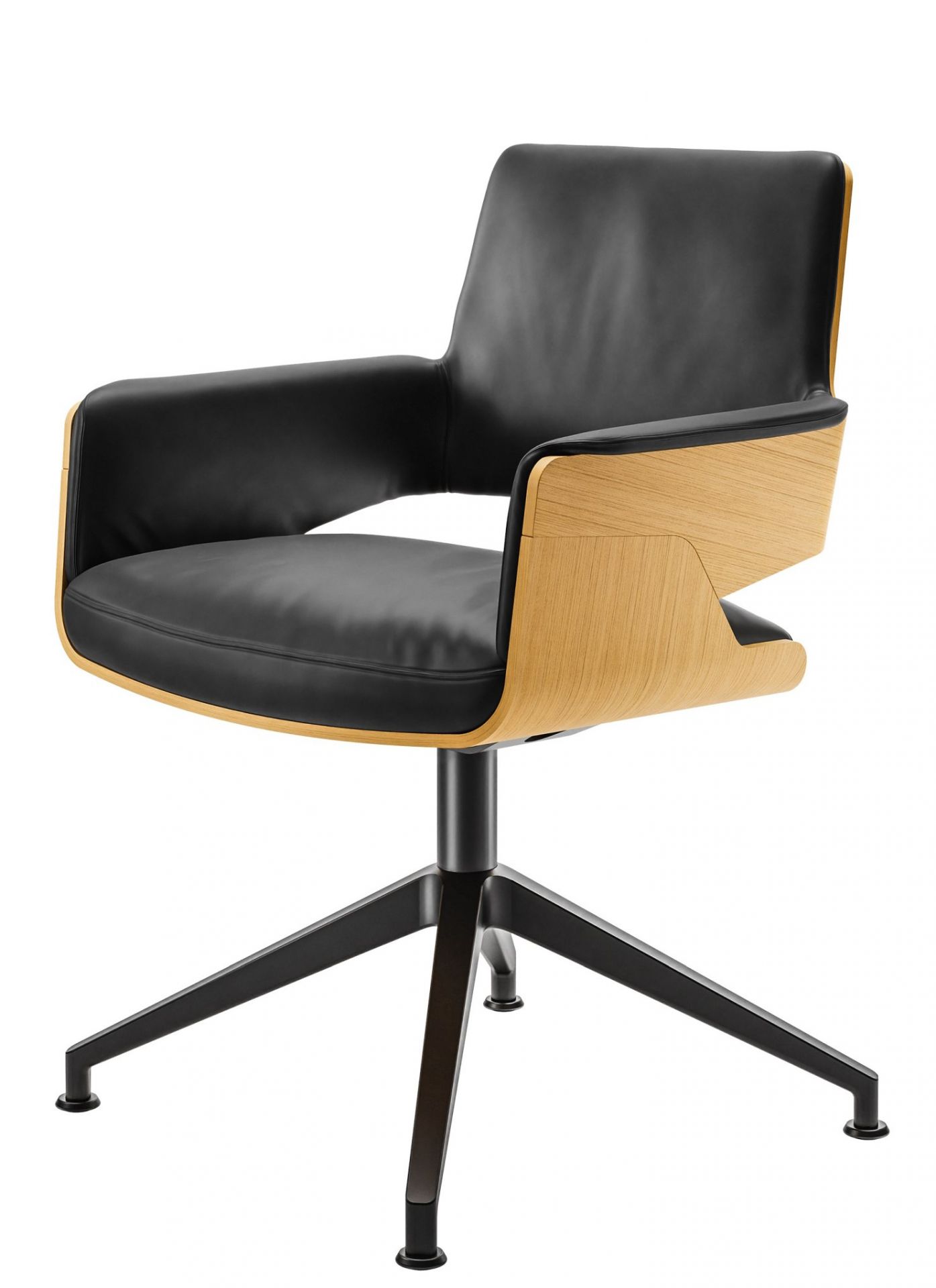 S 847 PVD Swivel armchair Thonet