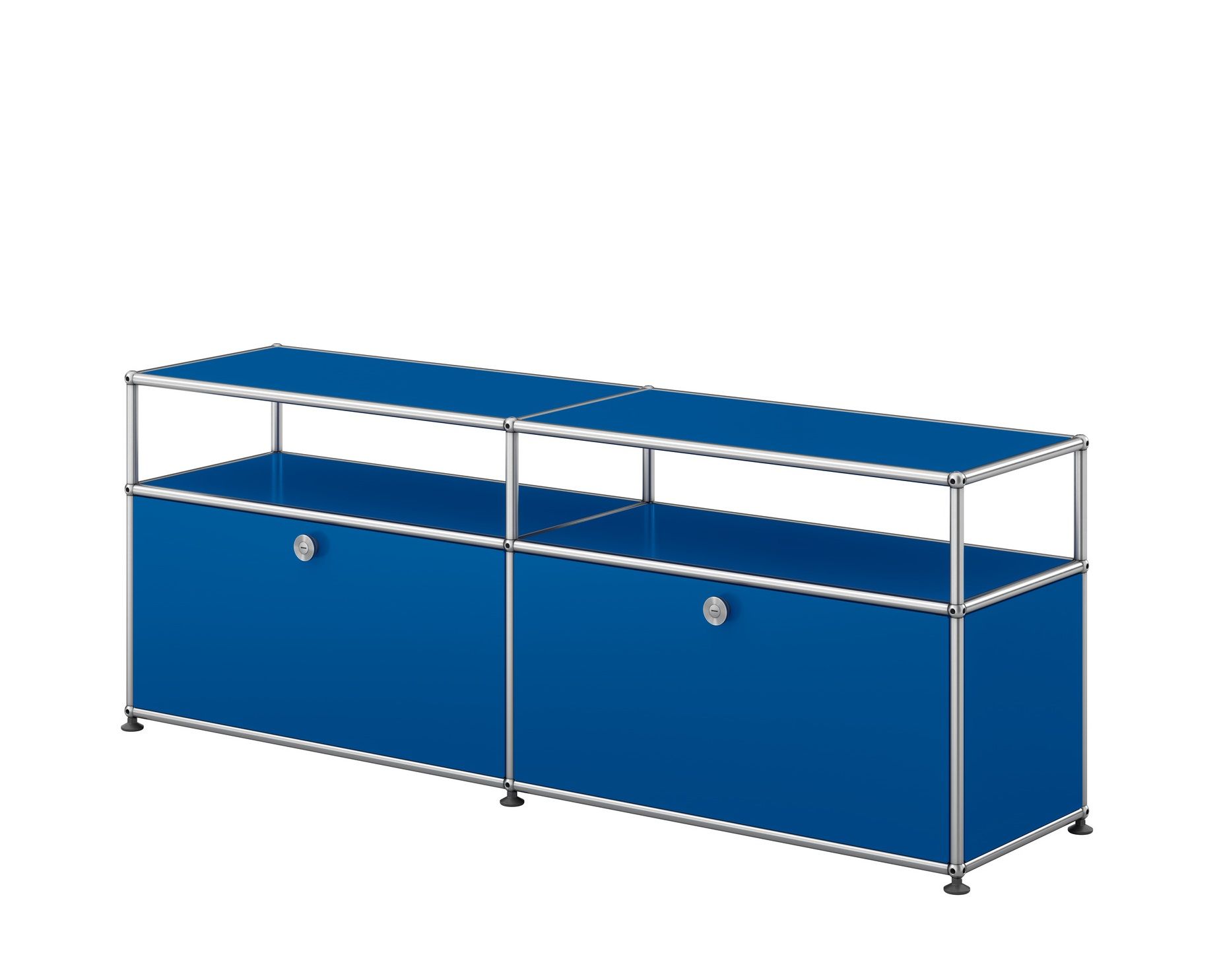 USM Haller Sideboard TV Hi-Fi-Möbel – QUICK SHIP-enzianblau