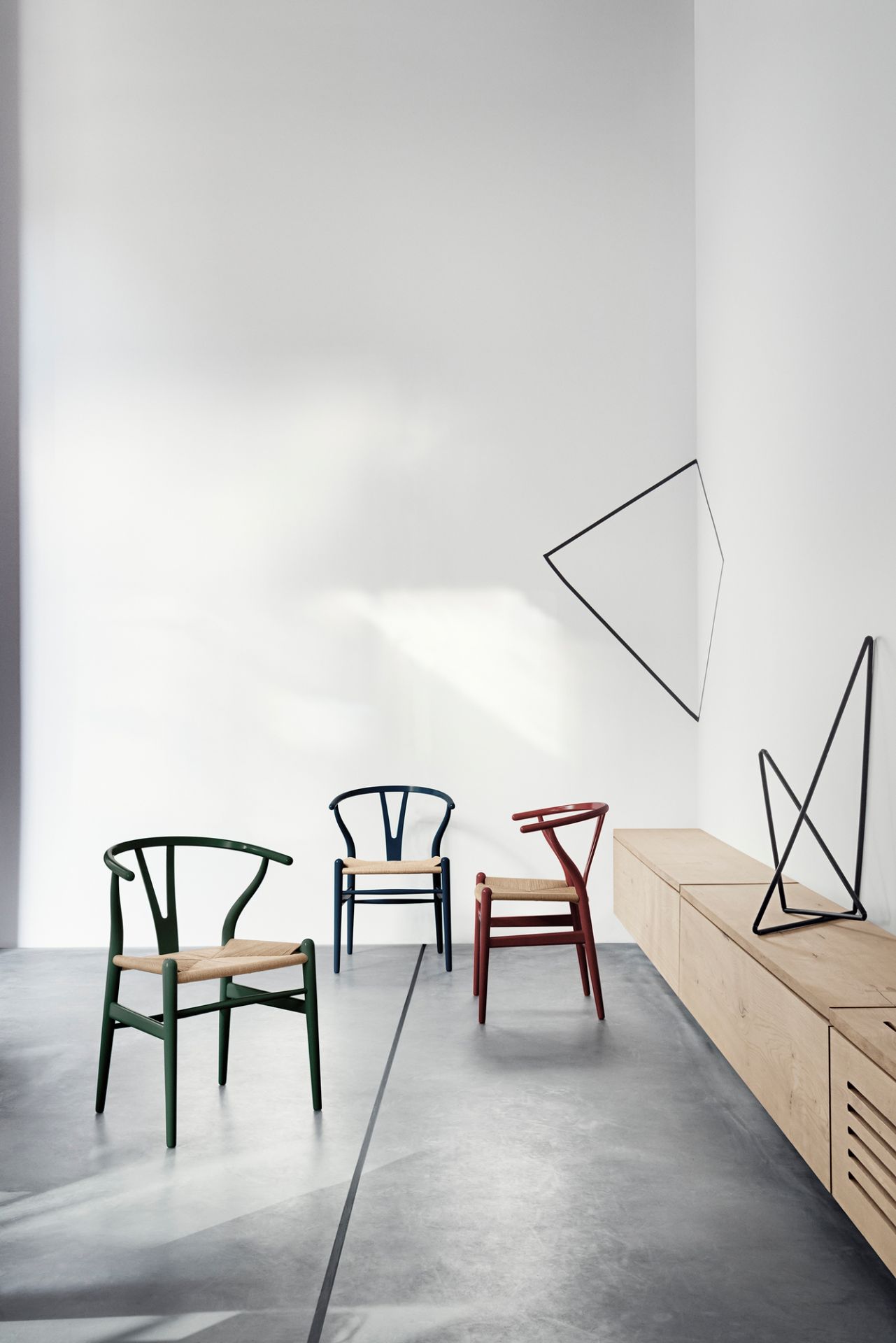 CH24 Wishbone Chair Russet & Blues or Harmony Carl Hansen & Søn