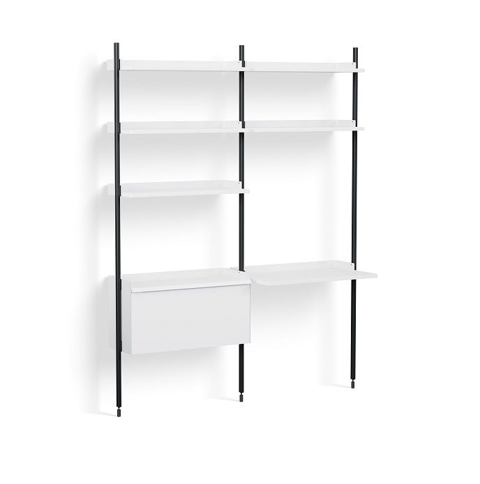 Pier System 12 2 Columns Shelf Hay White-Black Pier System 12 2 Columns Shelf Hay White-Black