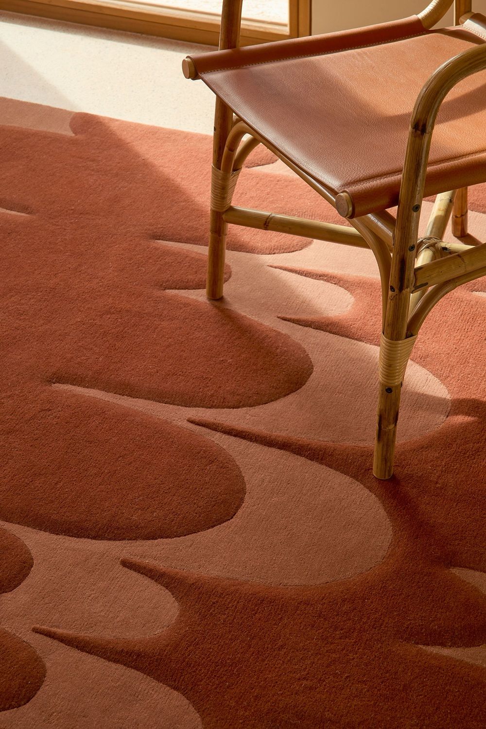 Lucia Eames Echo Carpet Terracotta Nanimarquina