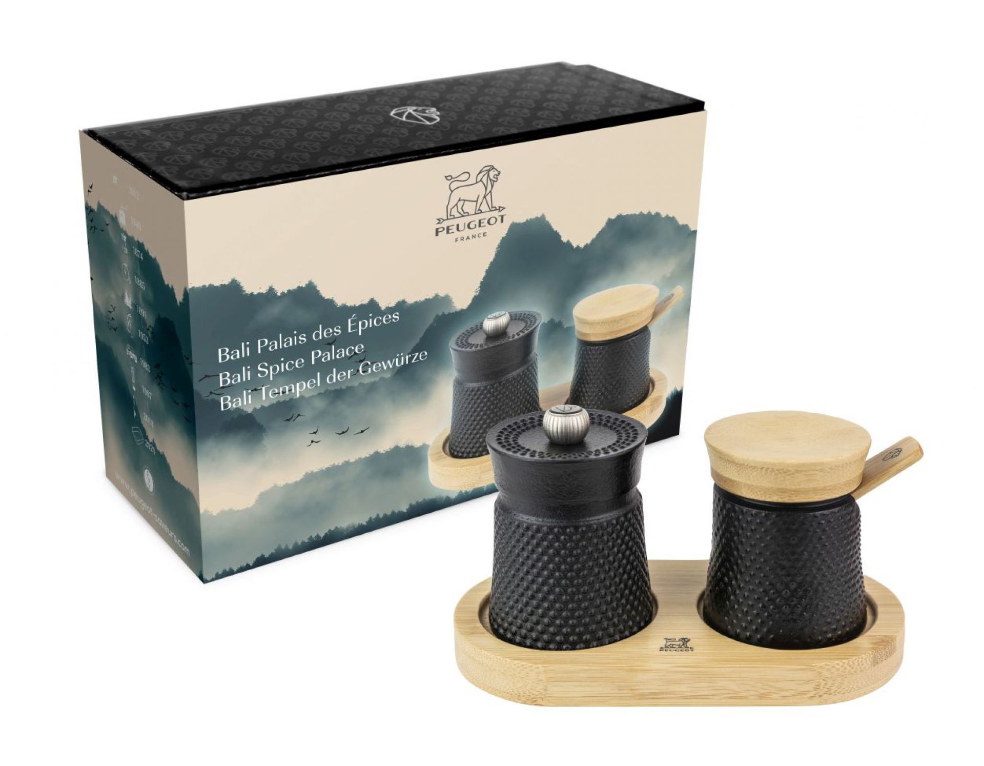 Bali cast iron pepper mill with salt cellar Peugeot SINGLE PIECES