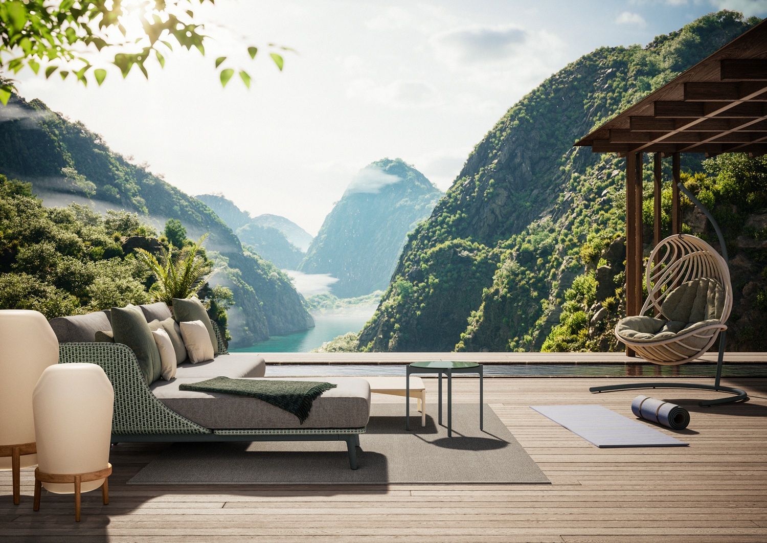 MBARQ Outdoor Daybed left Dedon