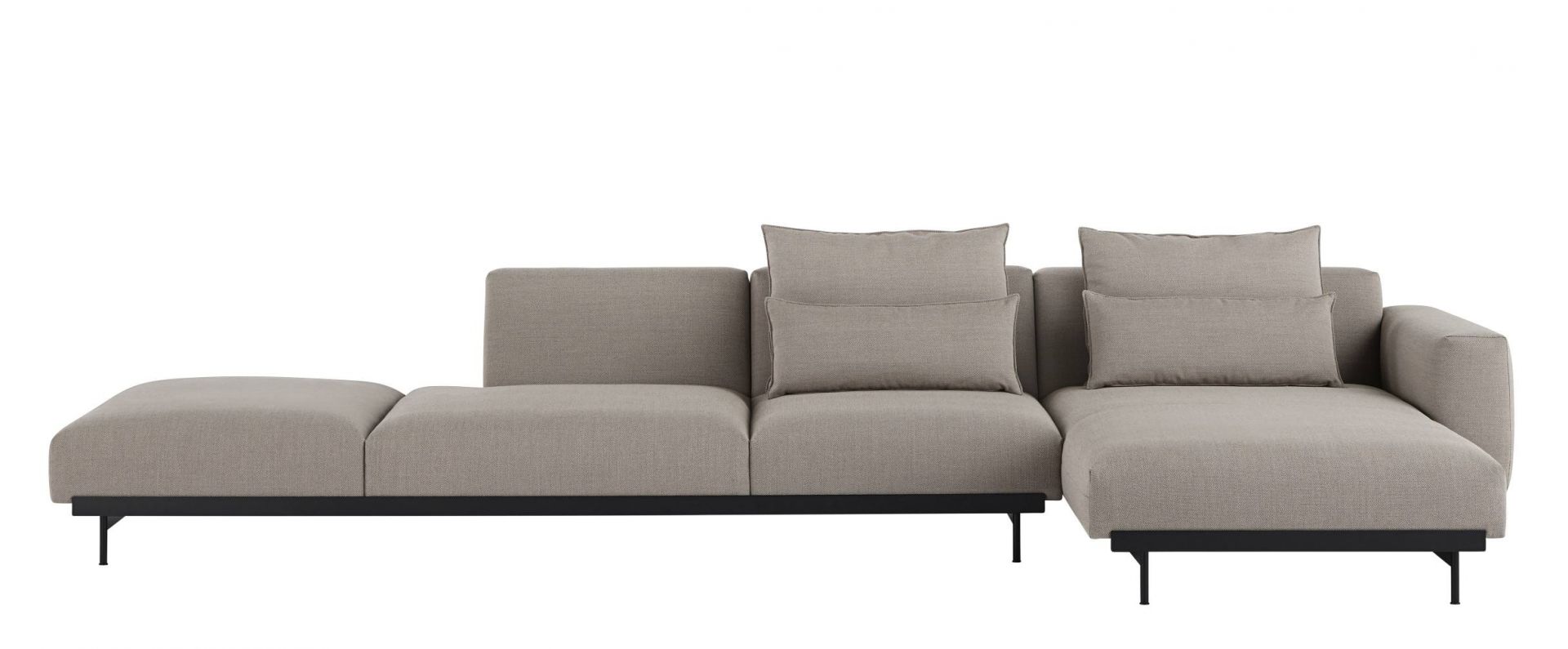 In Situ Modular Sofa 3-Seater Chaise Longue Muuto