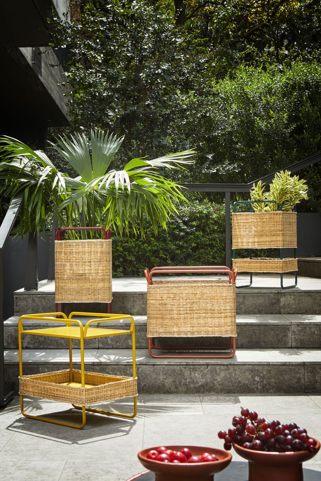 Dichas natural basket 1 frame in yellow ames