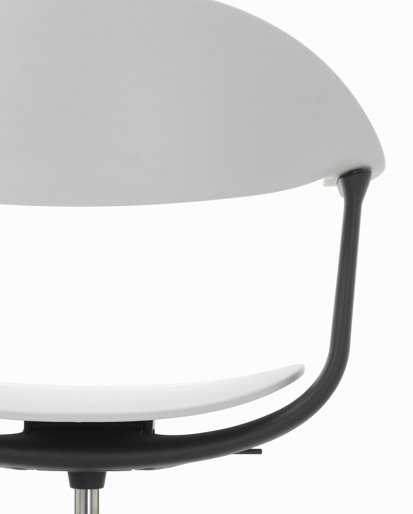 Mynt back and seat plastic office swivel chair Vitra
