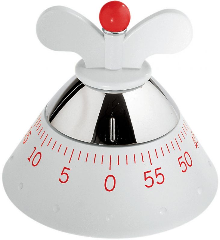 Kitchen Timer Kitchen Clock/Kitchen Alarm Clock White Alessi