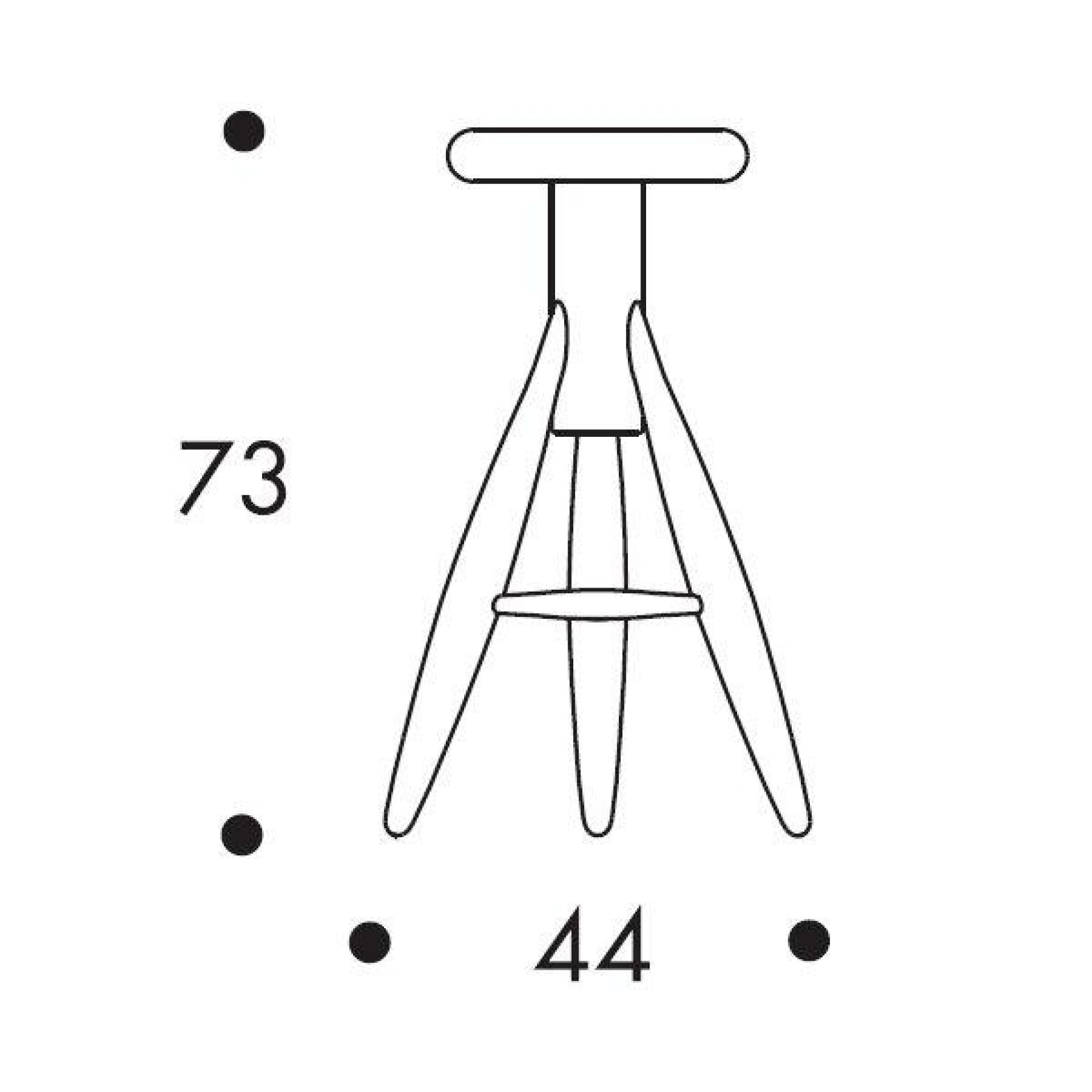 EA001 Rocket bar stool Artek