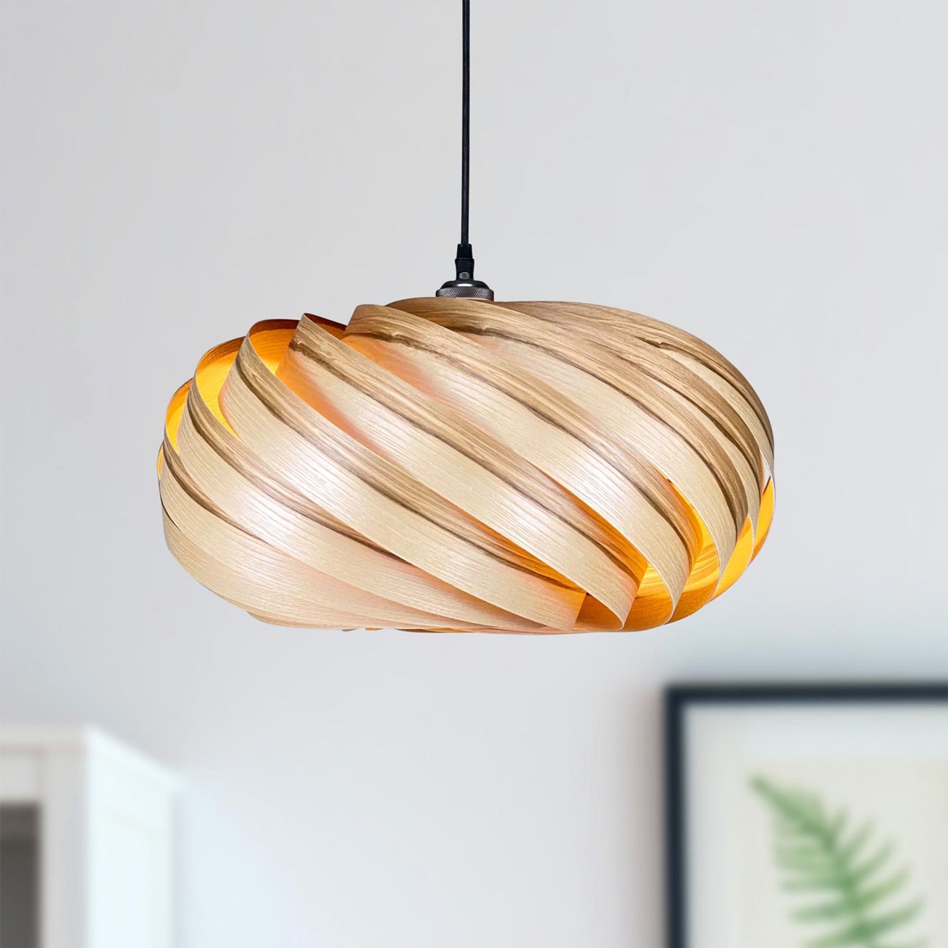 Quiescenta Pendant lamp Ø45 cm Olive Gofurnit