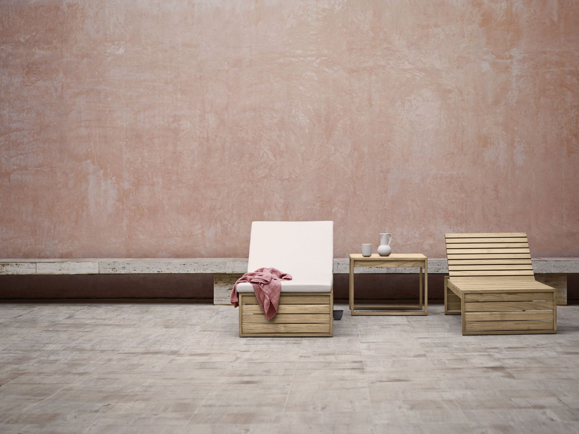 Kjaer sunbed Outdoor Carl Hansen & Søn
