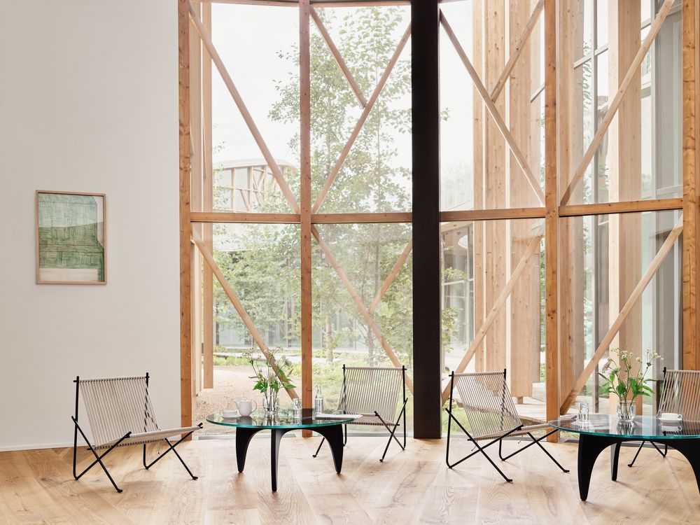 PK4 Lounge Chair Steel - Nature Fritz Hansen