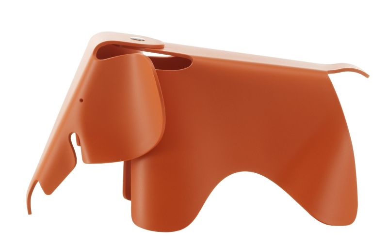 Eames Elephant Small small RE Vitra Red Orange