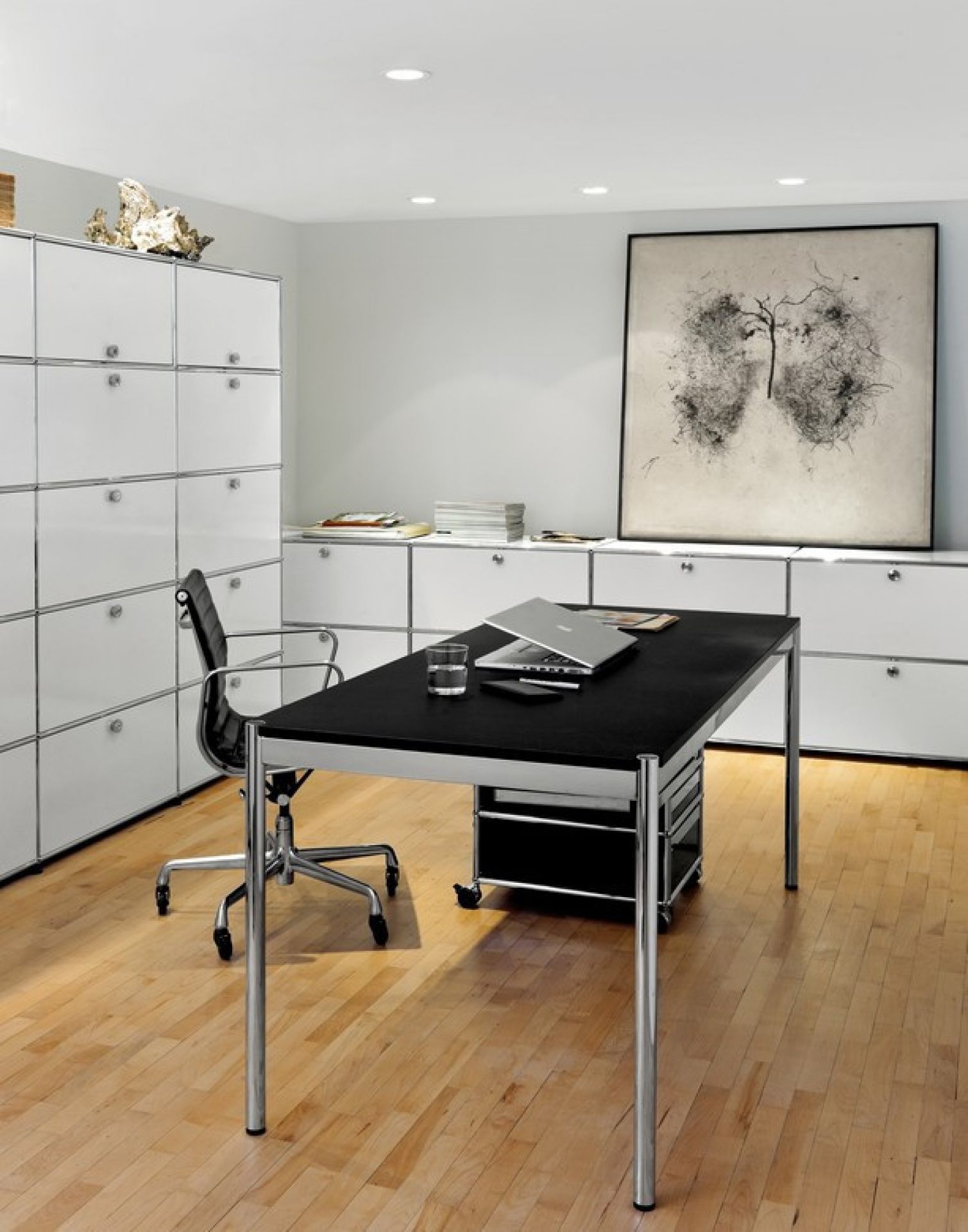 USM Haller Table 150 x 75 cm pearl grey QUICK SHIP