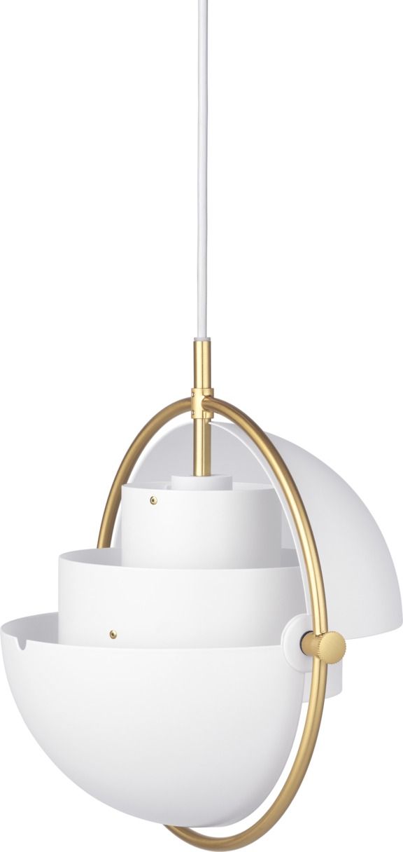 Multi-Lite Pendant lamp S White / Brass Gubi