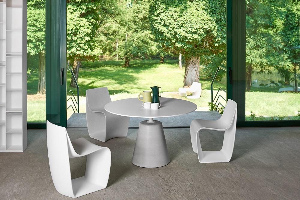 SIGN MATT Chair Indoor / Outdoor MDF Italia Concrete matte