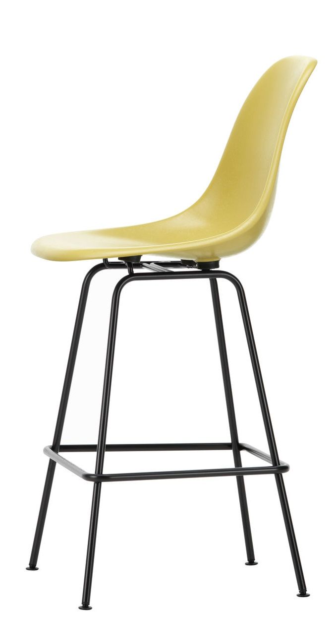 Eames Fibreglass Bar Stool Medium Bar Stool Vitra