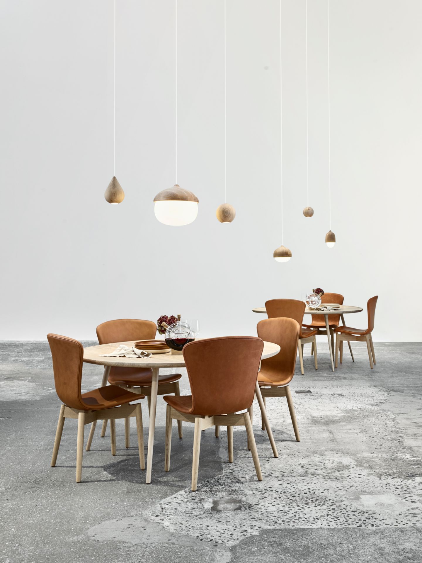 Terho Pendant lamp black lime small Mater
