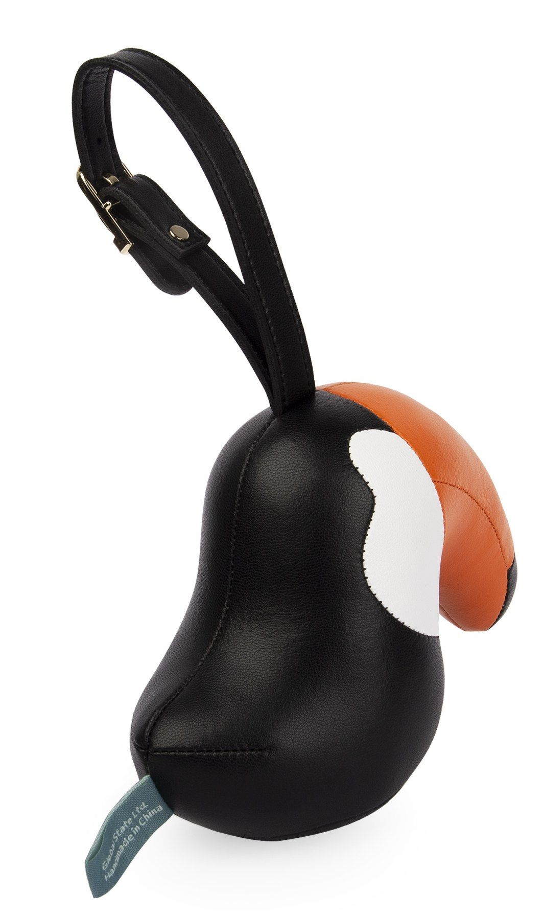 Bag Charm Bag Pendant Toucan Toco Black / Orange Züny 