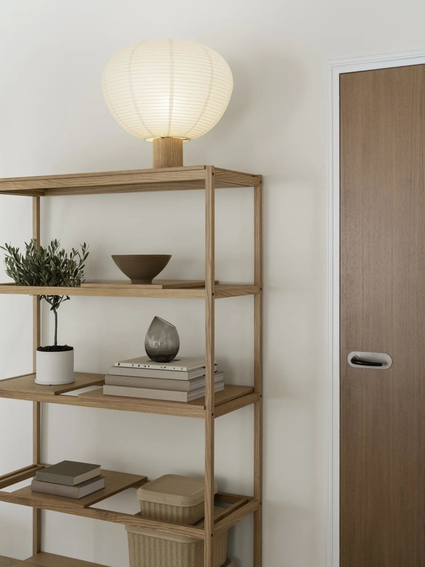 Kami rice paper table lamp Blomus