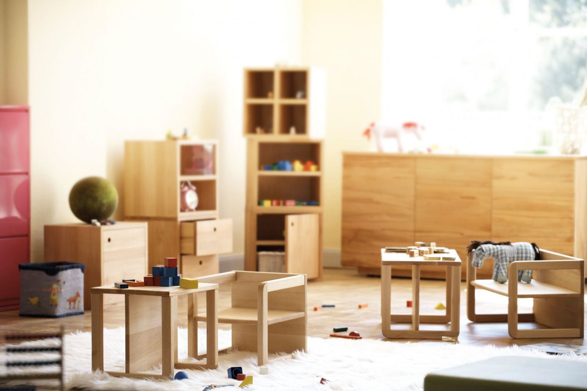 Tim Children's bench / Children's Table Wooden Jan Kurtz