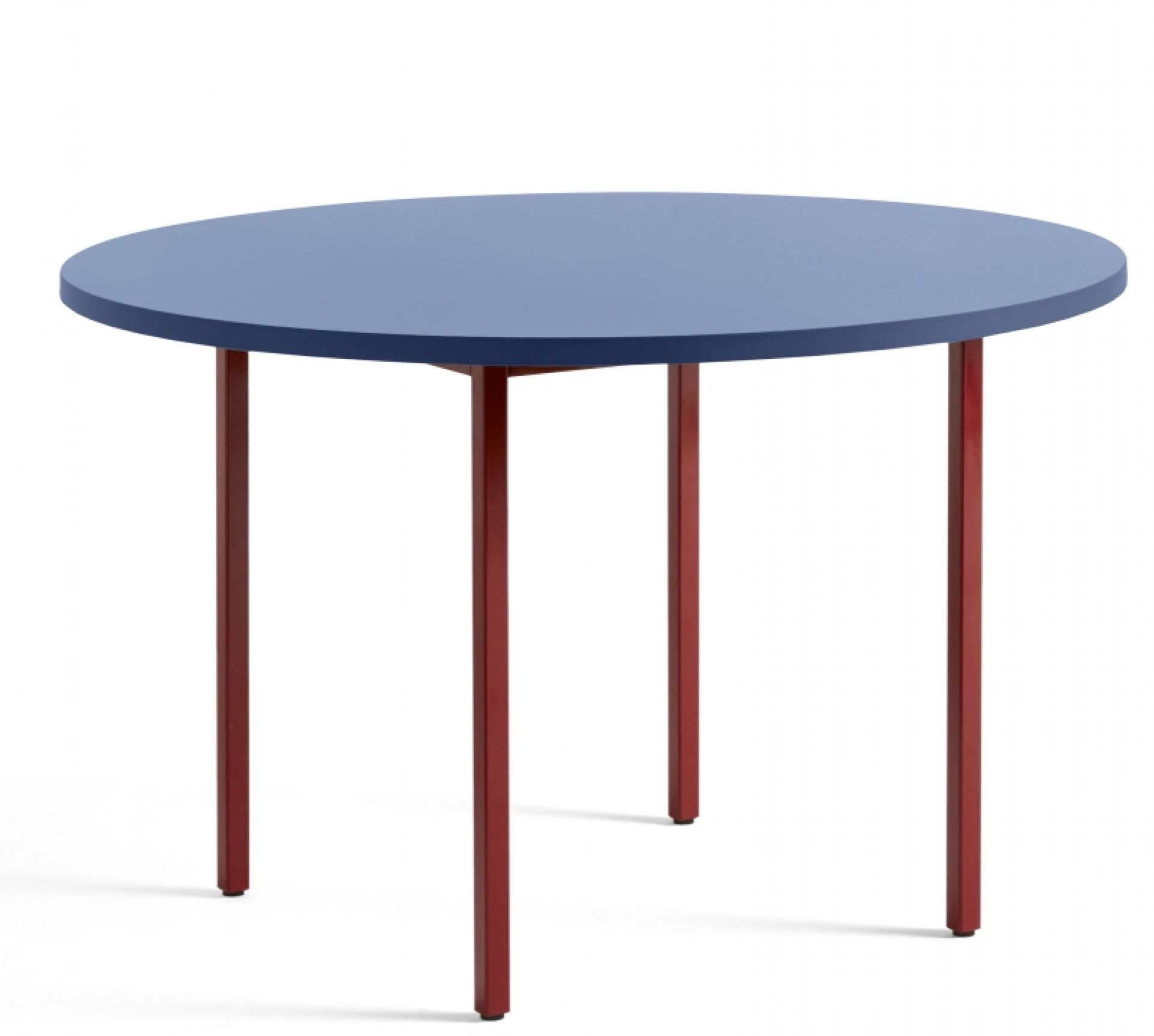  Two Colour Table Table 120 cm Hay Blue - Maroon red