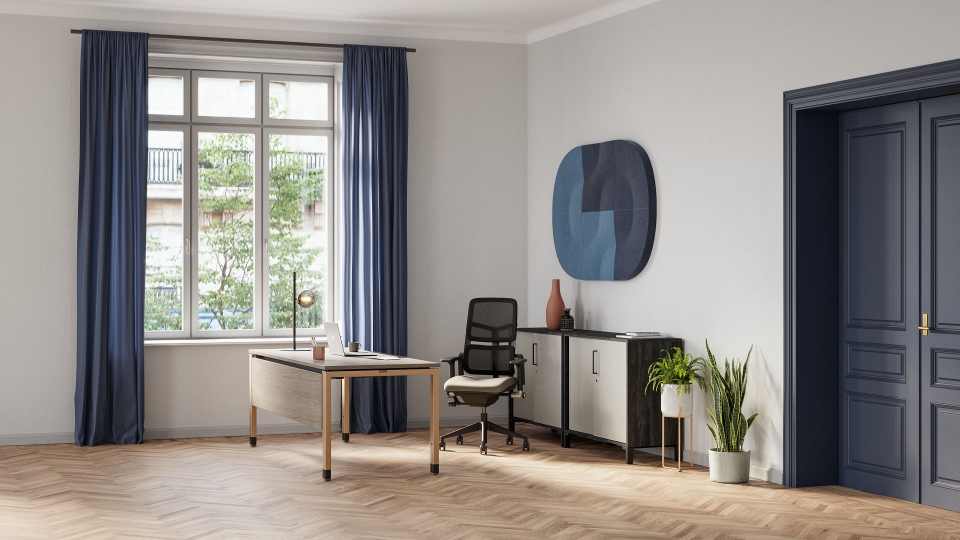 Please Air task chair with mesh back Steelcase 