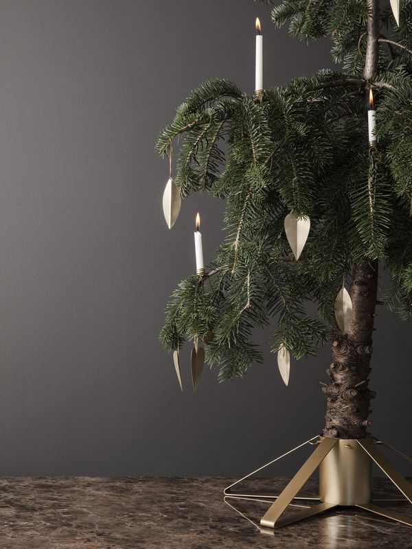 Christmas Tree Foot Christmas tree stand brass Ferm Living SINGLE PIECES